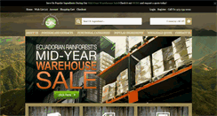 Desktop Screenshot of intotherainforest.com